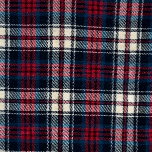 VTG Plaid Wool Blanket Marshall Field & Company Fringe Classic Preppy Throw - Picture 4 of 7